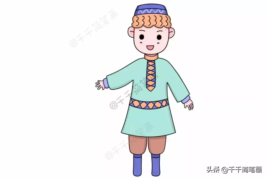 【家长幼师必藏】这样的人物创意简笔画给我来一打！