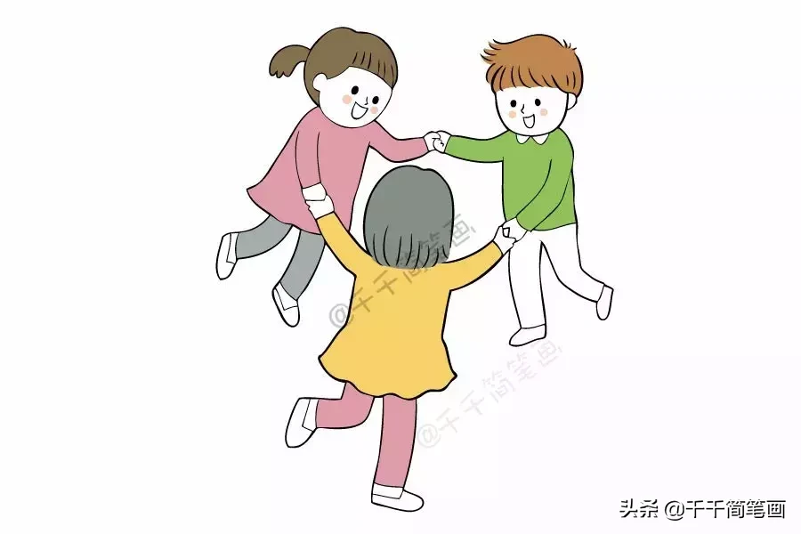 【家长幼师必藏】这样的人物创意简笔画给我来一打！