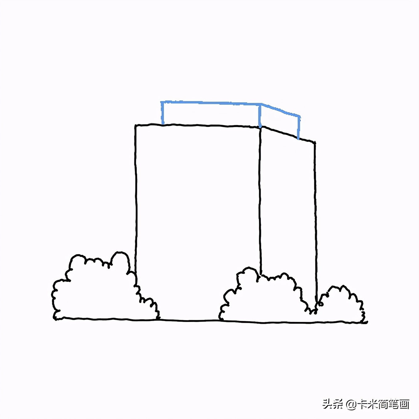 医院怎么画 - 简单的医院简笔画教程