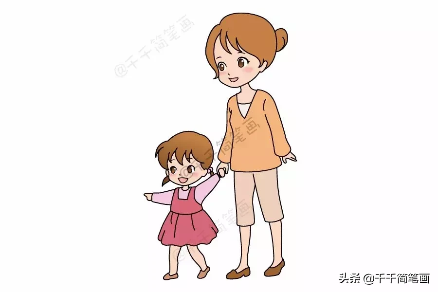 【家长幼师必藏】这样的人物创意简笔画给我来一打！