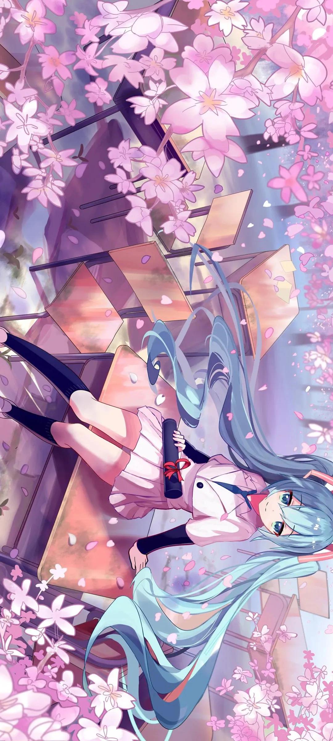 初音未来｜全面屏手机壁纸