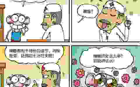 呆头漫画:课堂公然裸睡的呆头和解酒“糖水”