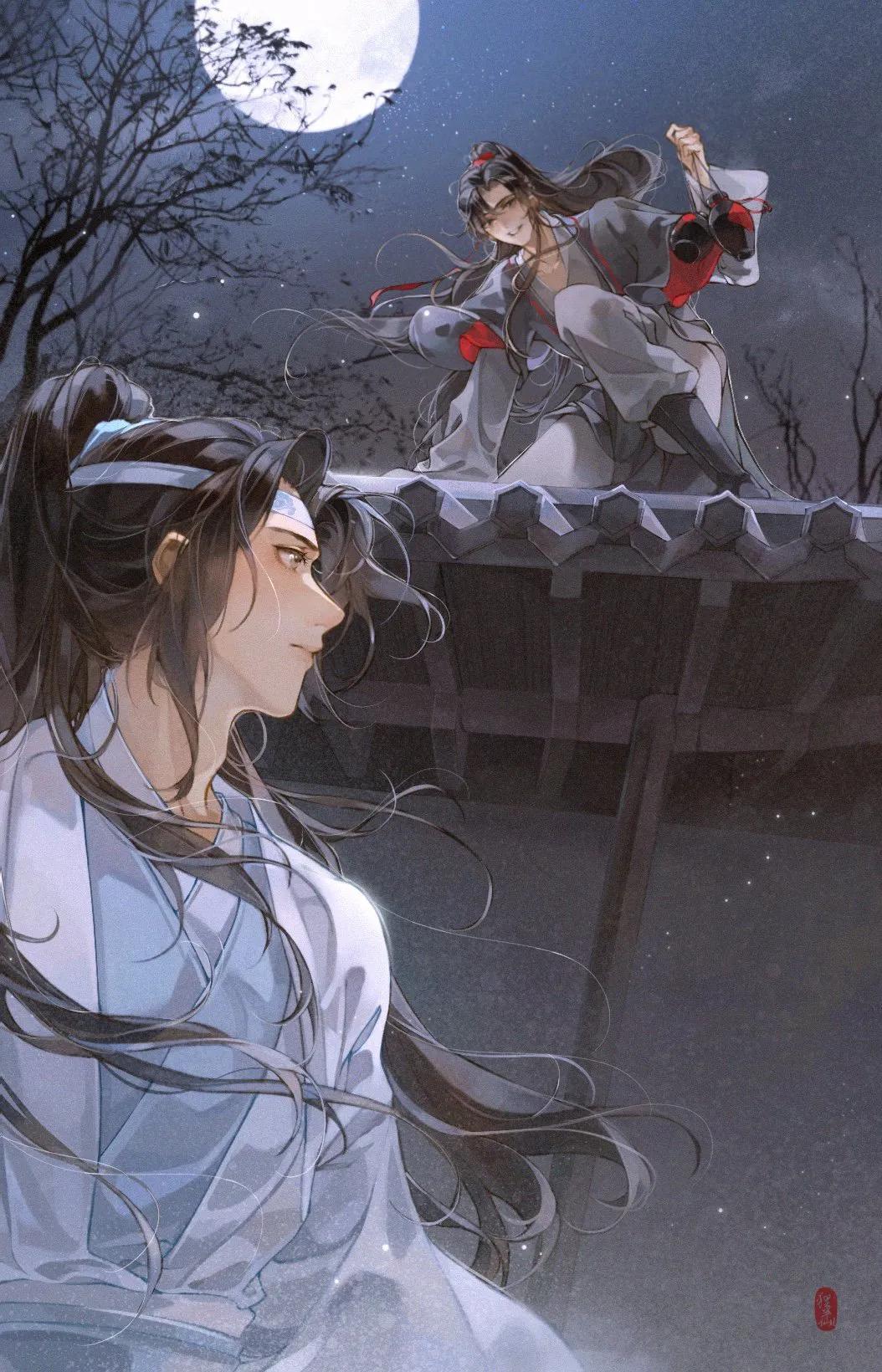 魔道祖师手机壁纸锁屏