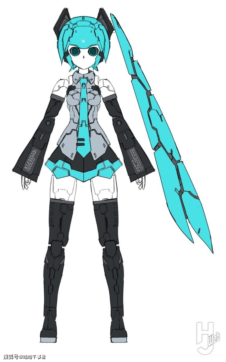 初音未来新形态诞生？官方公开“机娘”模型图纸，Miku变身机械少女