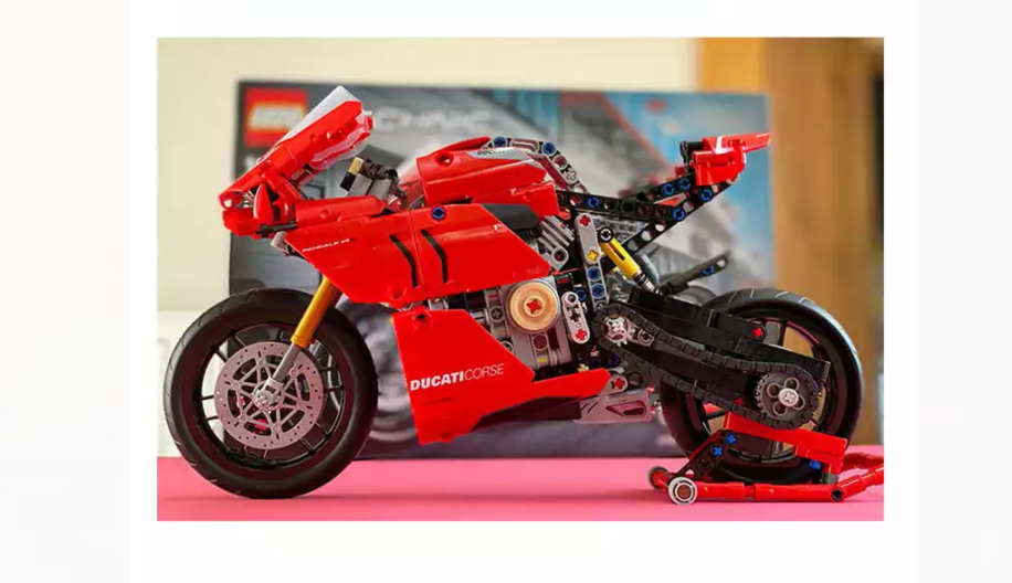 LEGO/乐高 积木杜卡迪 Ducati V4 R 42107玩具摩托车