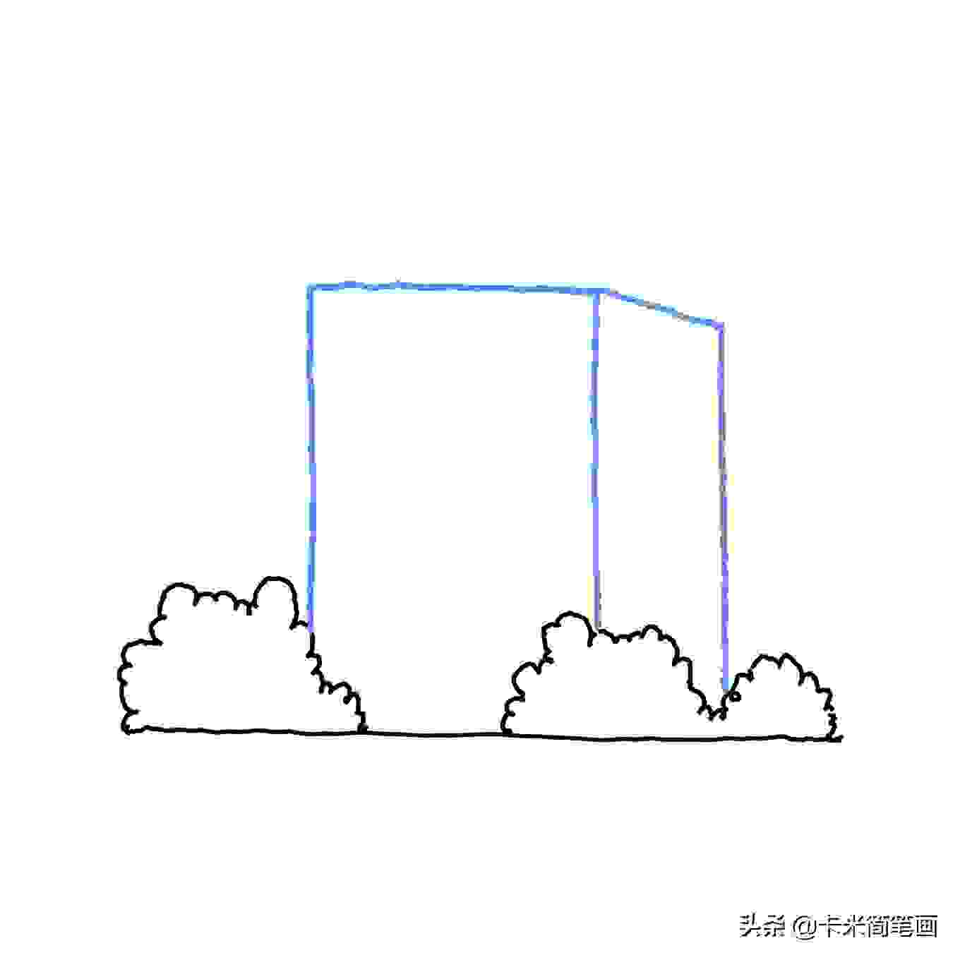 医院怎么画 - 简单的医院简笔画教程