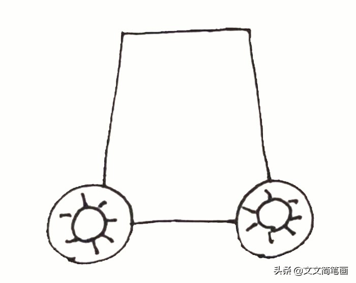 「交通工具篇」 儿童挖土车简笔画，每一个小男孩的最爱