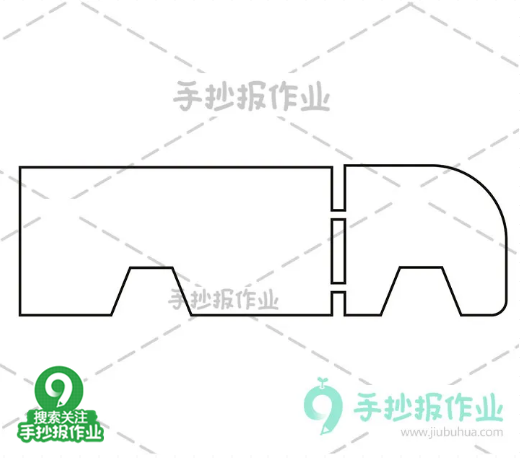 帅气的消防员与消防车简笔画，轻松几笔就学会