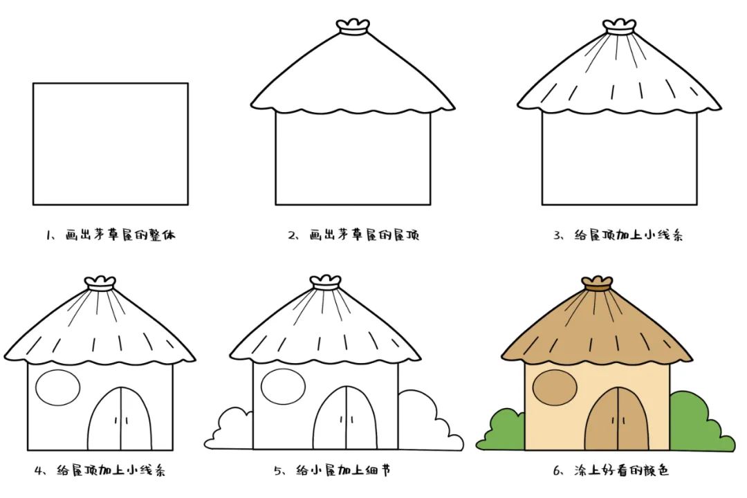 超萌的幼儿园各类简笔画教程集合，简单易学又好玩