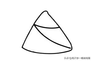 每天学一幅简笔画--粽子简笔画简单画法步骤图片大全