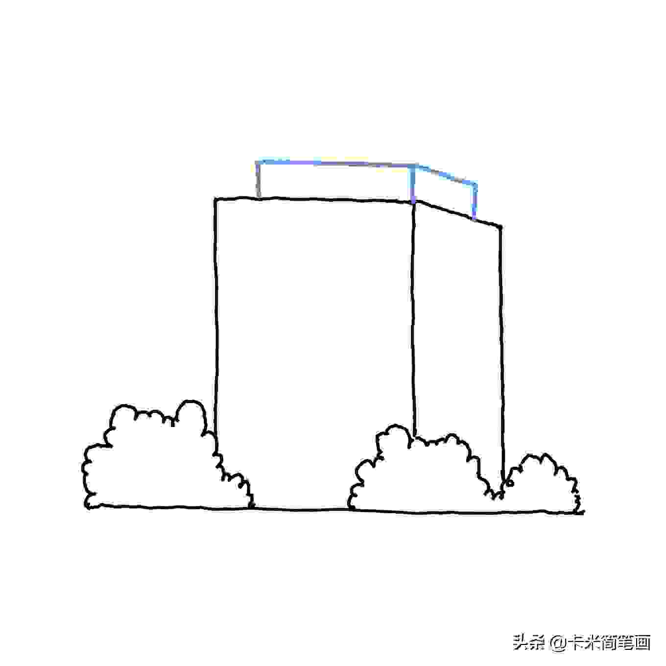 医院怎么画 - 简单的医院简笔画教程