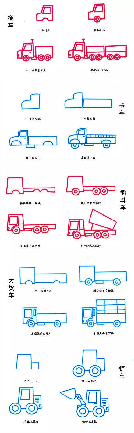 50个带儿歌的简笔画教程，4步就能学画，孩子边唱边画记得牢