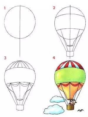 儿童简笔画大全：十几款交通工具的简单画法，轻松学起来