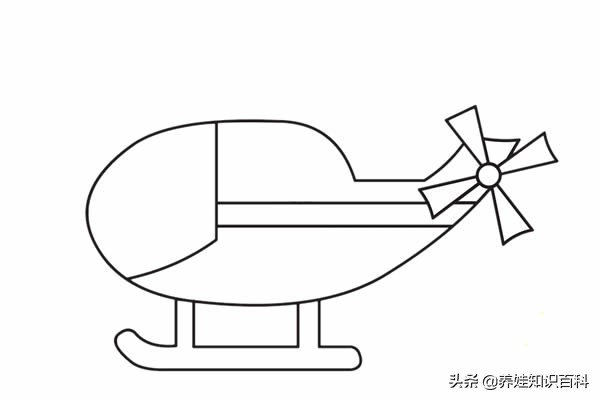 飞机怎么画？简笔画的画法来喽，爸妈带着孩子一起，赶紧来学学吧