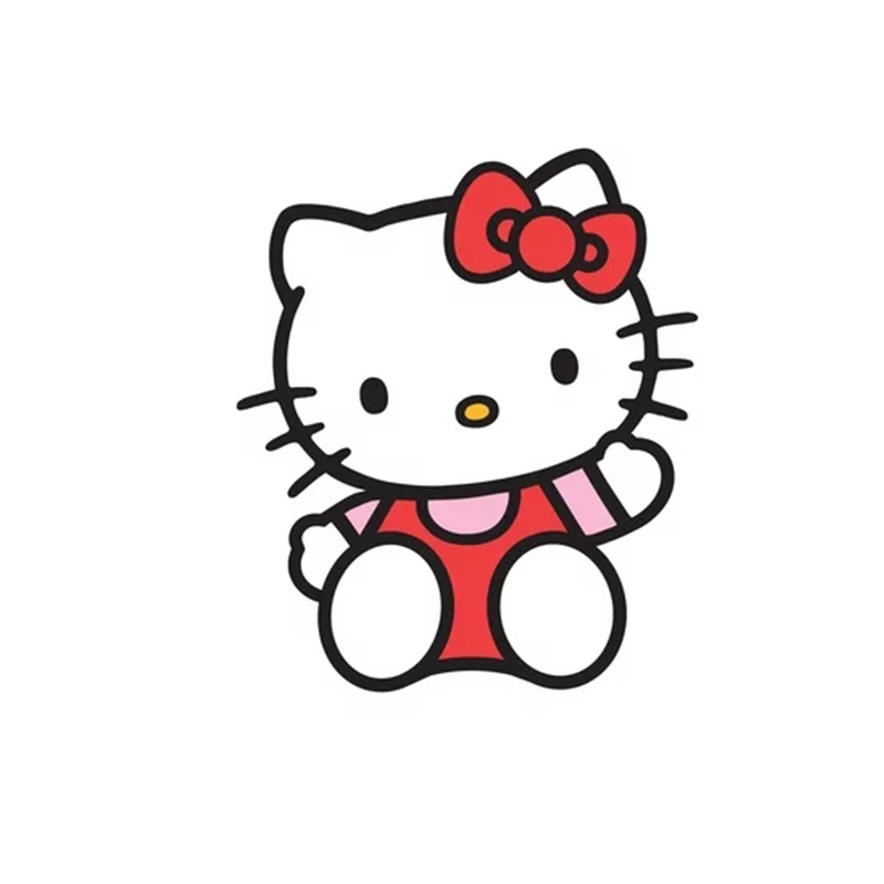 hello Kitty猫简笔画步骤