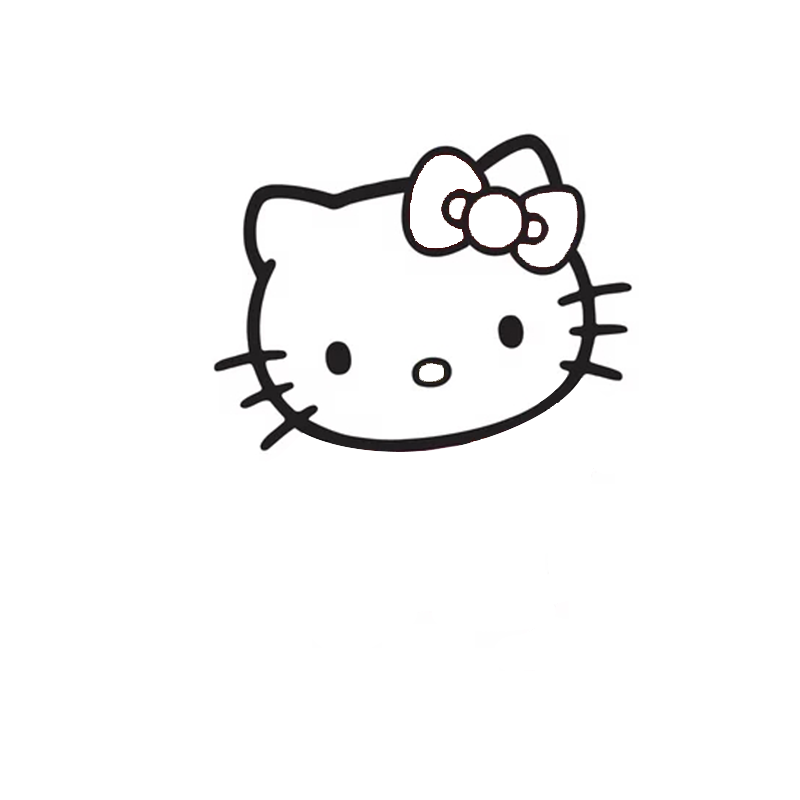 hello Kitty猫简笔画步骤