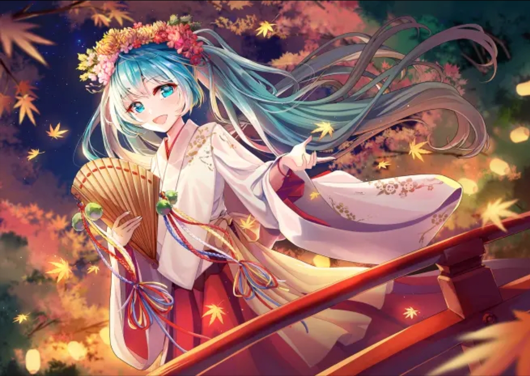 初音未来老婆来个亲亲~爱你么么哒