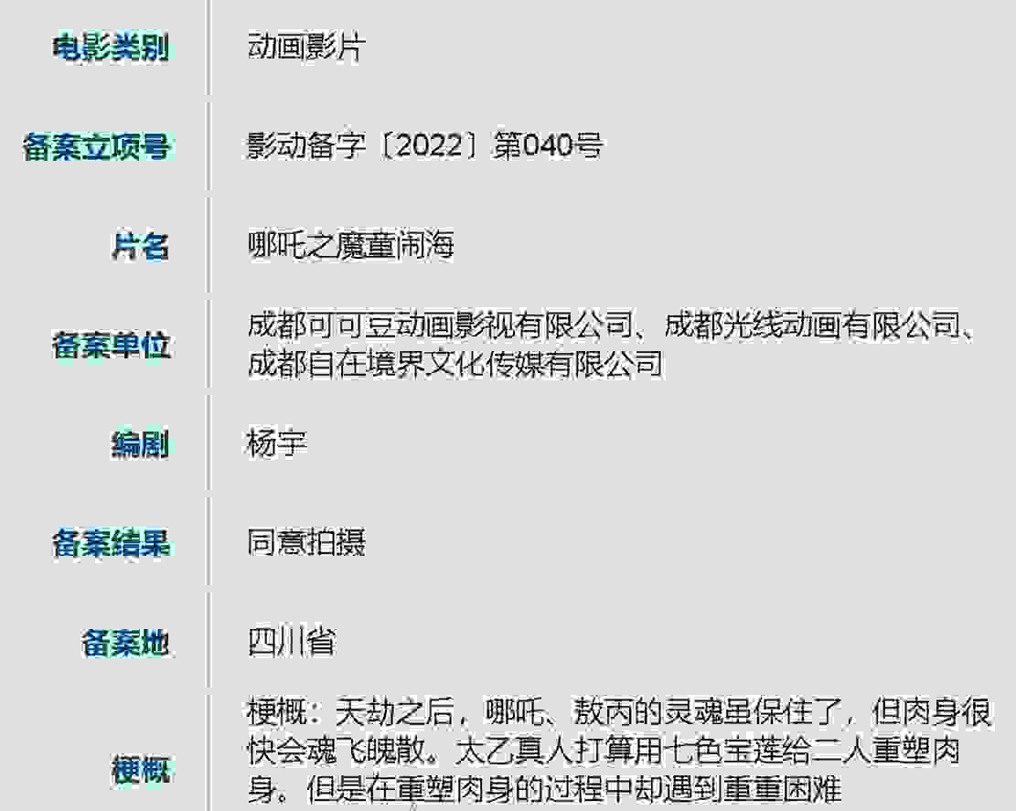 哪吒之魔童闹海海报公布，只有哪吒没有敖丙，神话故事惨遭魔改