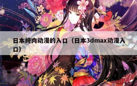 日本纯肉动漫的入口（日本3dmax动漫入口）