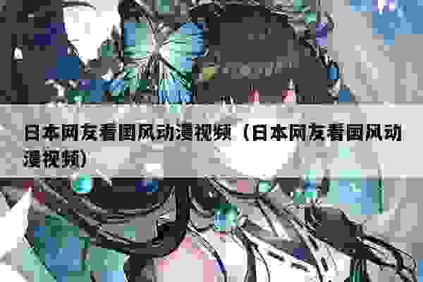 日本网友看国风动漫视频（日本网友看国风动漫视频）