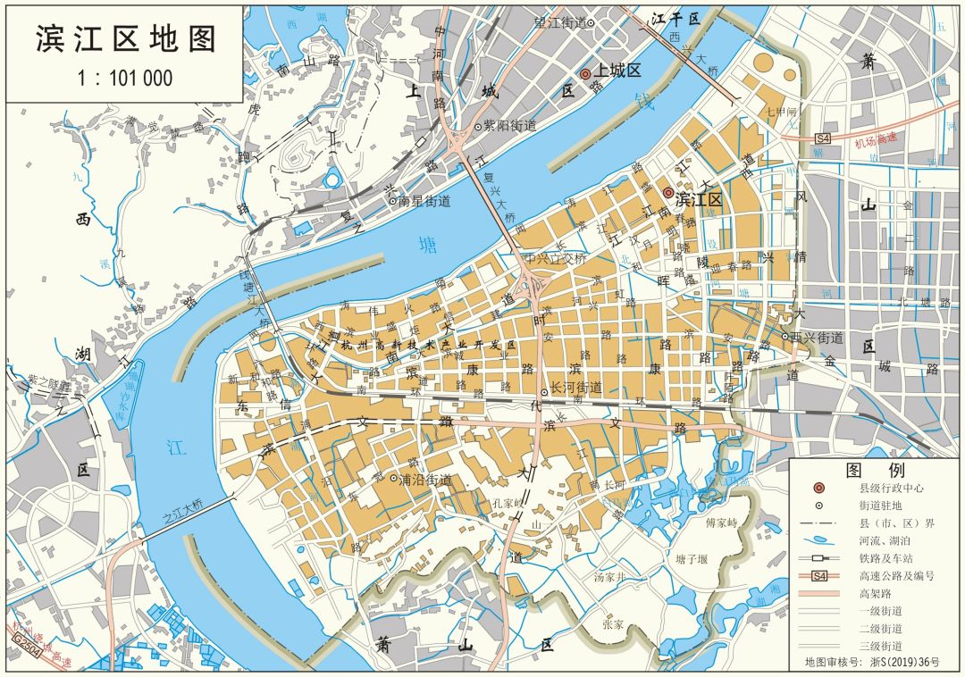 浙江省杭州市（13区县）标准地图