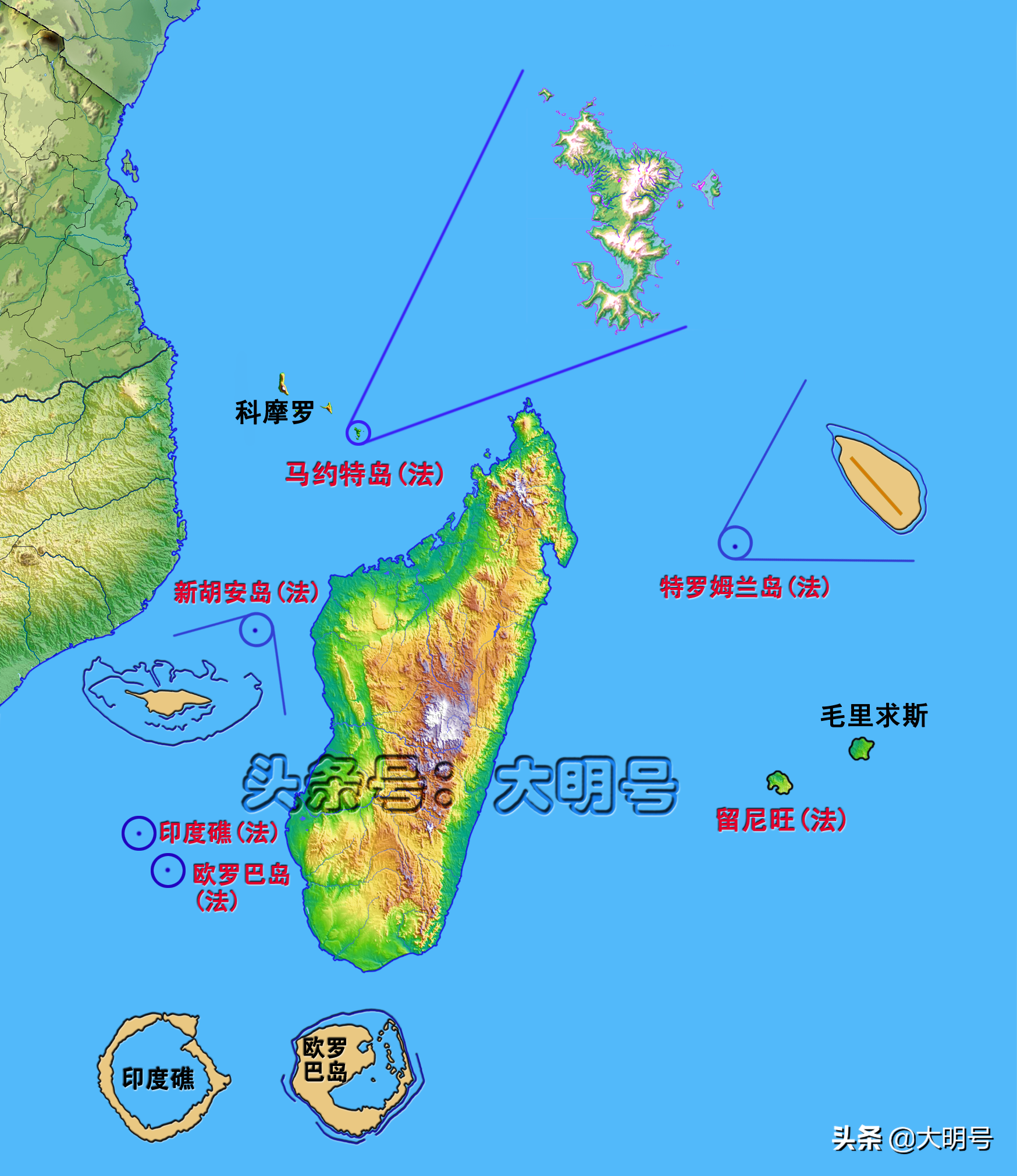 法国面积有多大？本土55万，海外12万平方公里，约等于两个德国