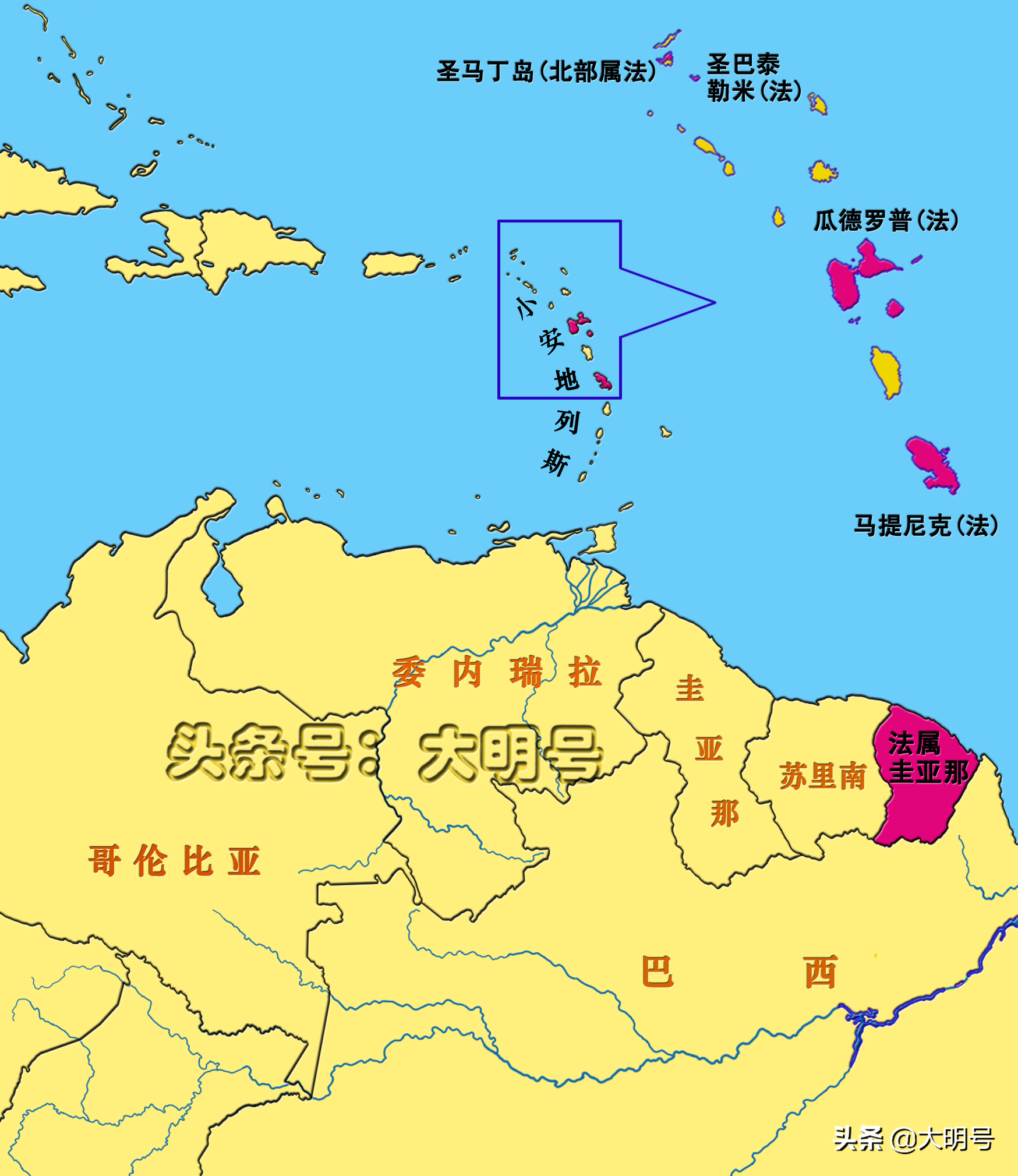 法国面积有多大？本土55万，海外12万平方公里，约等于两个德国