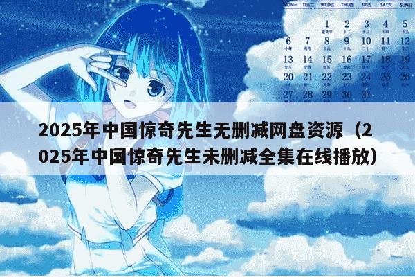 2025年中国惊奇先生无删减网盘资源(2025年中国惊奇先生未删减全集在线播放)
